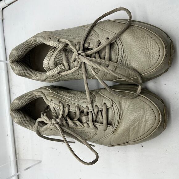 Brooks Shoes Womens 9 Addiction Walker Walking Sneaker Tan Beige Lace - Picture 3 of 9